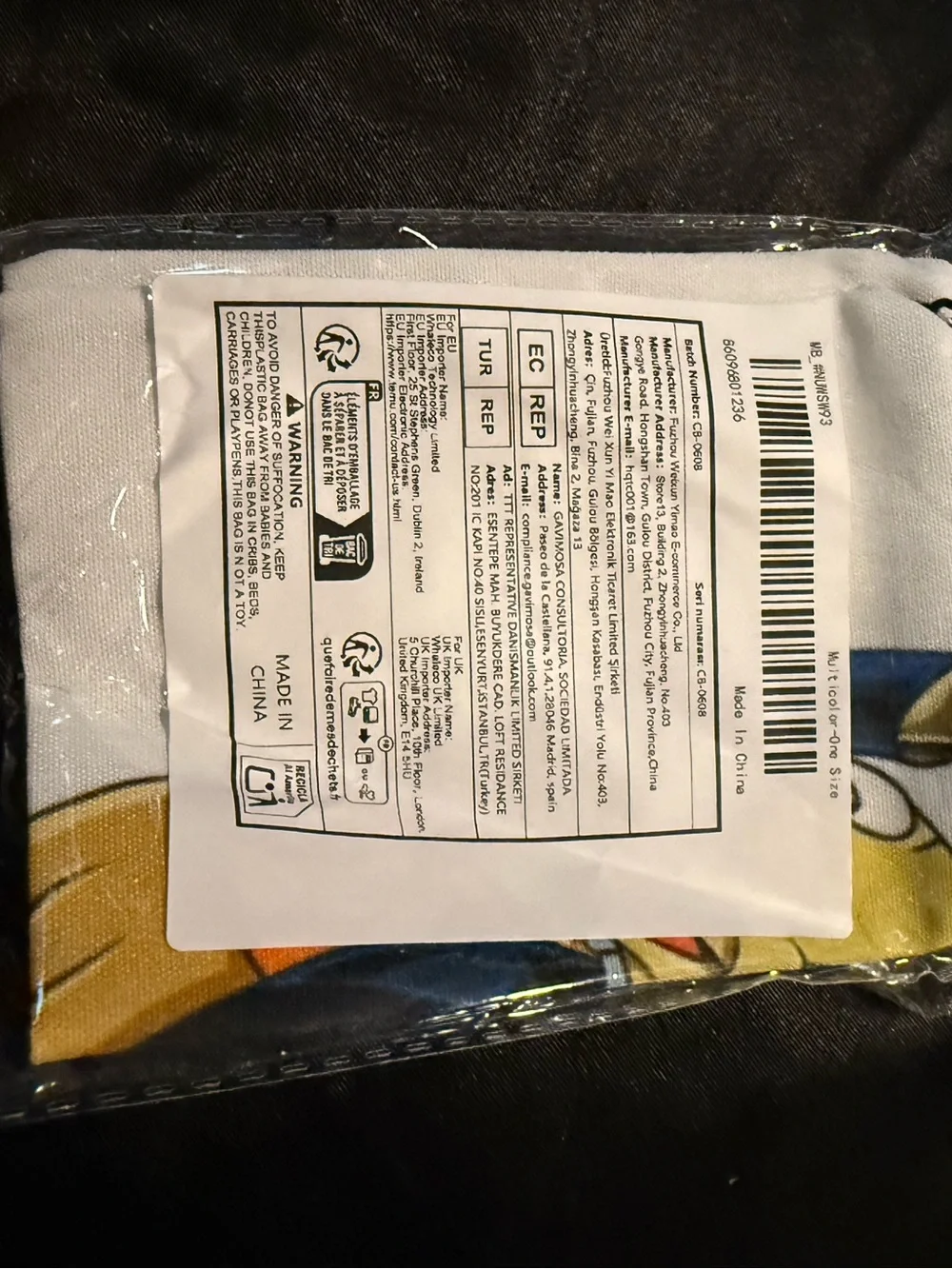 Jiminy Cricket Makeup Bag